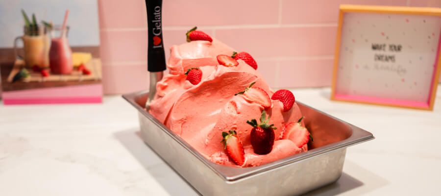 strawberry gelato