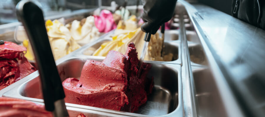 serving gelato temperature