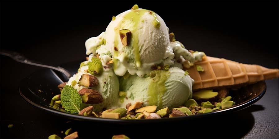 pistachio baklava Middle East gelato 