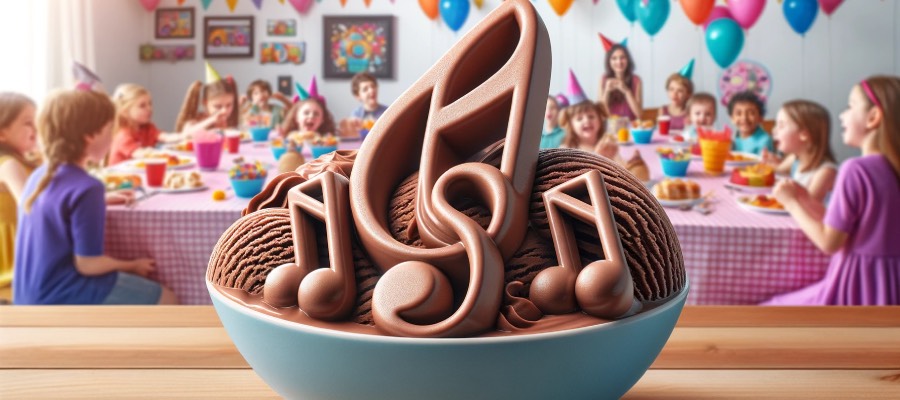 chocolate gelato children's party