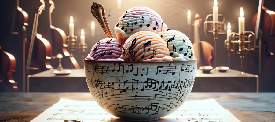 gelato and music