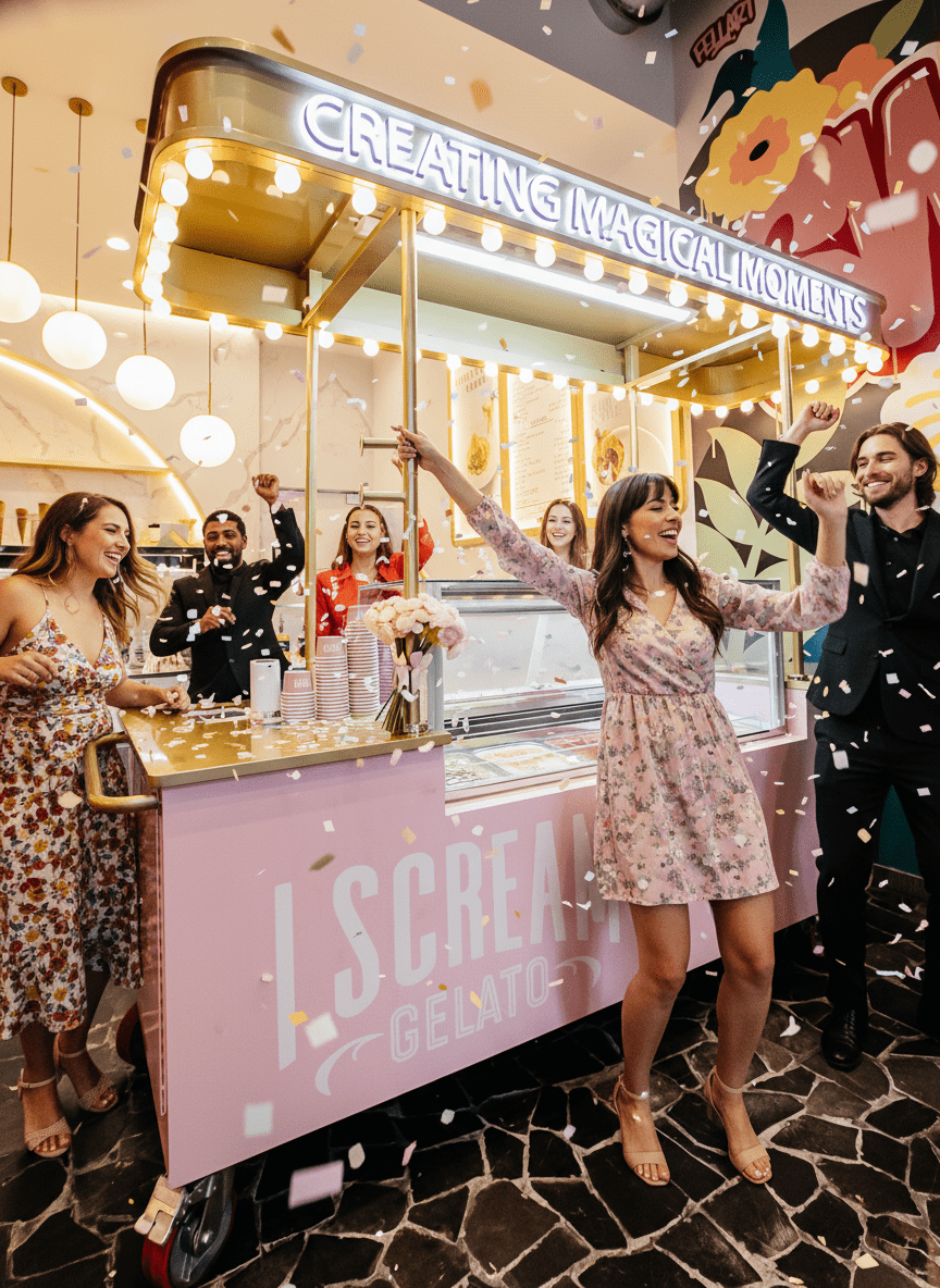 Corporate Event Dessert Cart