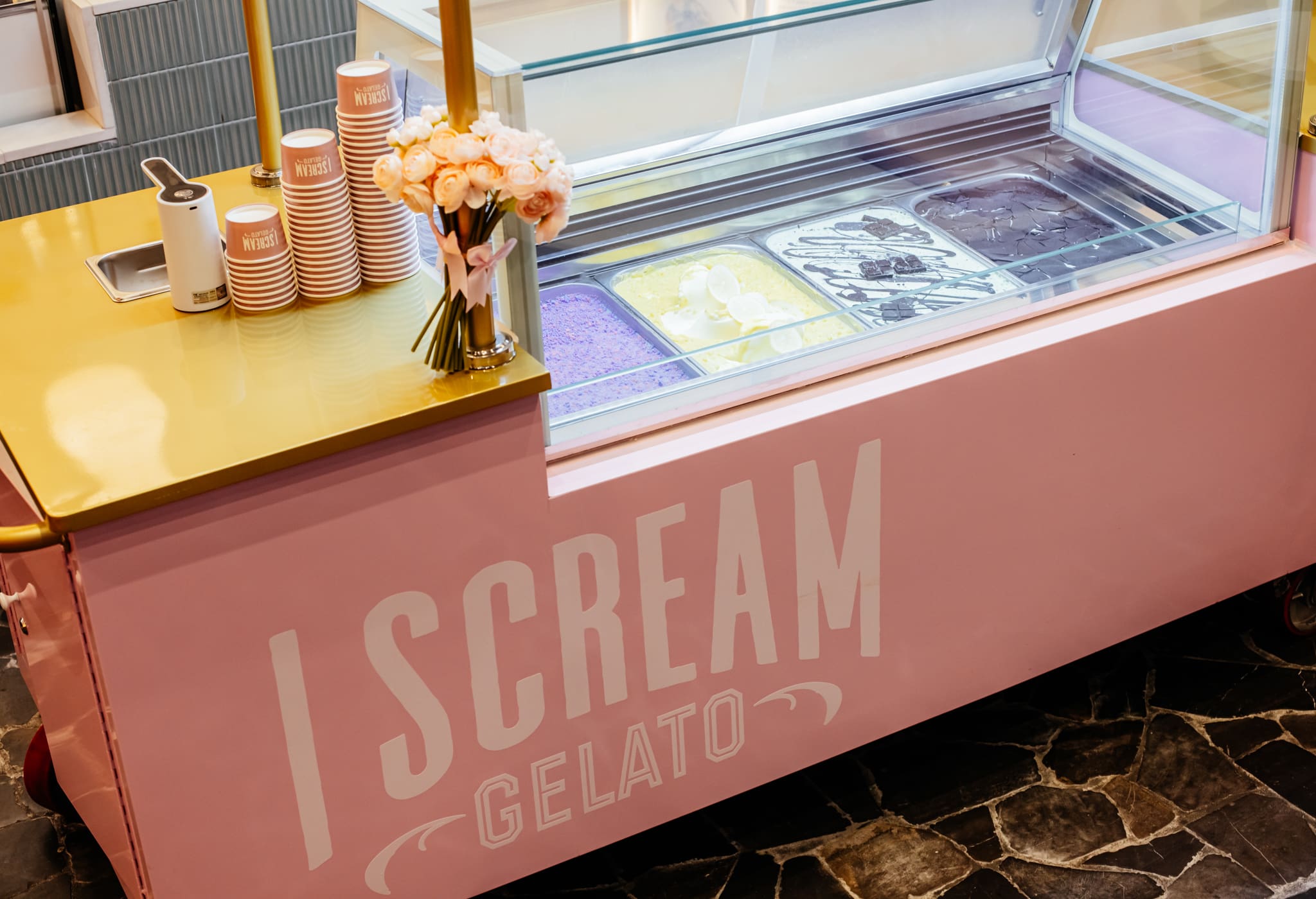 I_Scream_Gelato_Event_Cart_Four_Gelato_Pans (1)