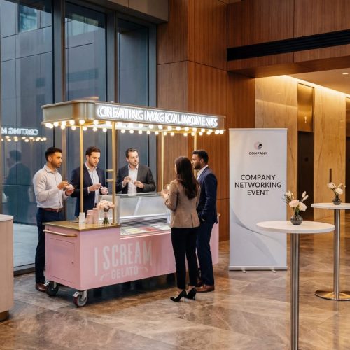 Gelato Cart - Dessert Cart - Corporate event- I Scream Gelato2