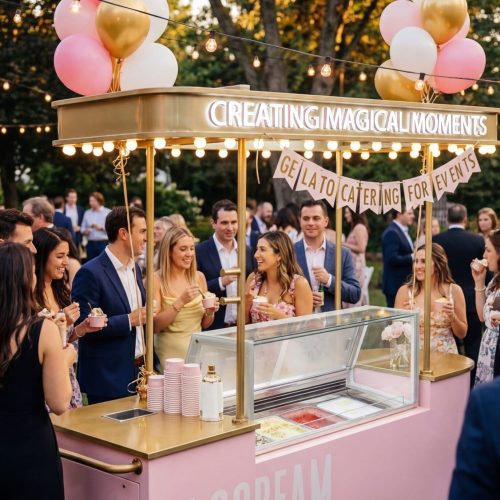 Gelato Cart - Dessert Cart - I Scream Gelato - Party