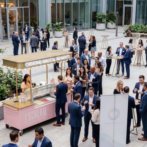 Gelato Cart - Dessert Cart - I Scream Gelato - corporate event