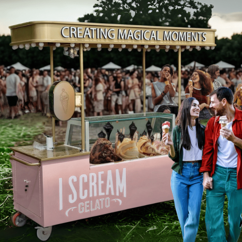 I Scream Gelato_Gelato Cart For Events at any location for any size party. Large Event Gelato Catering_Small Event gelato catering